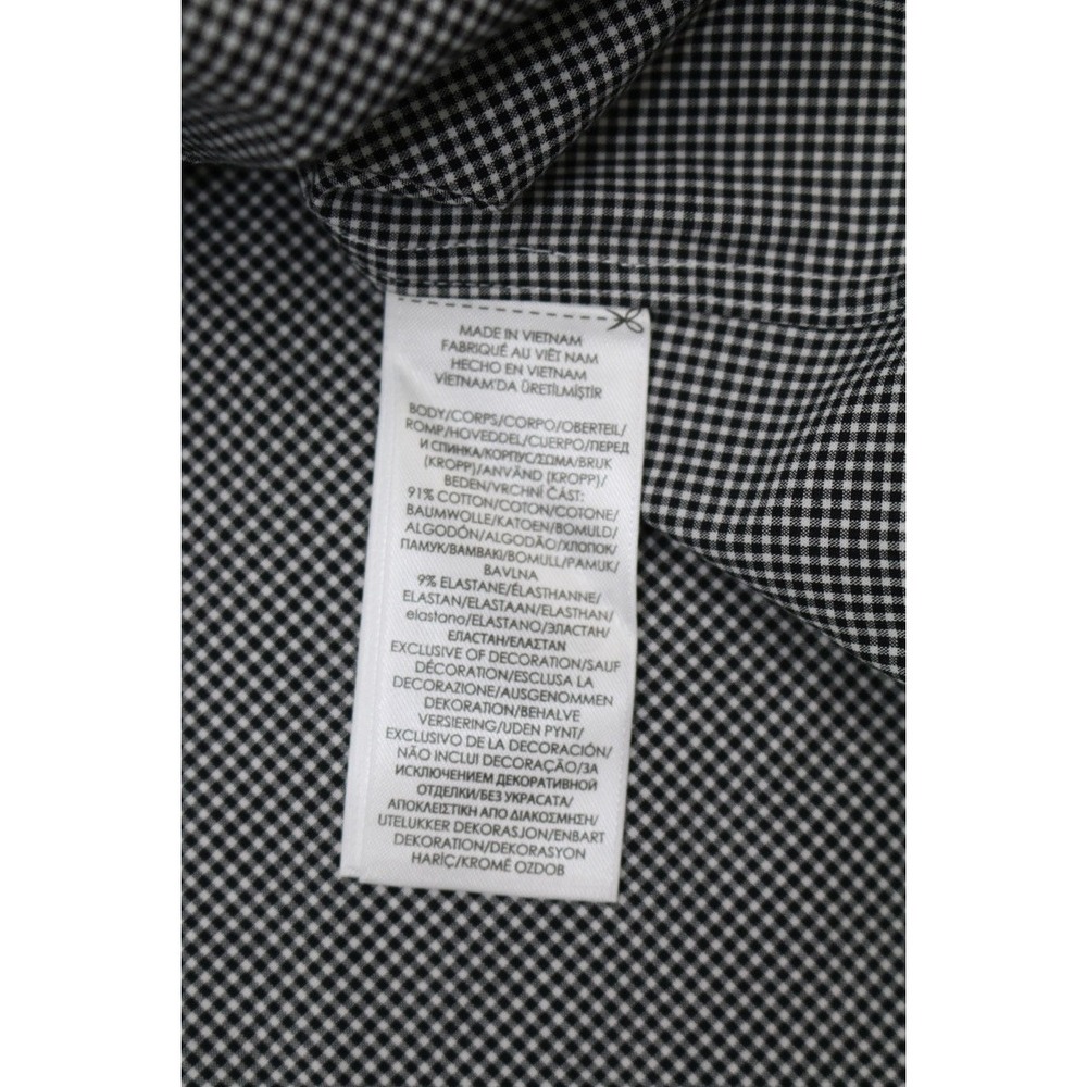 Polo Ralph Lauren Mens Core Replen Button Up Sport Shirt Black Sz LT Windowpane - Picture 10 of 13